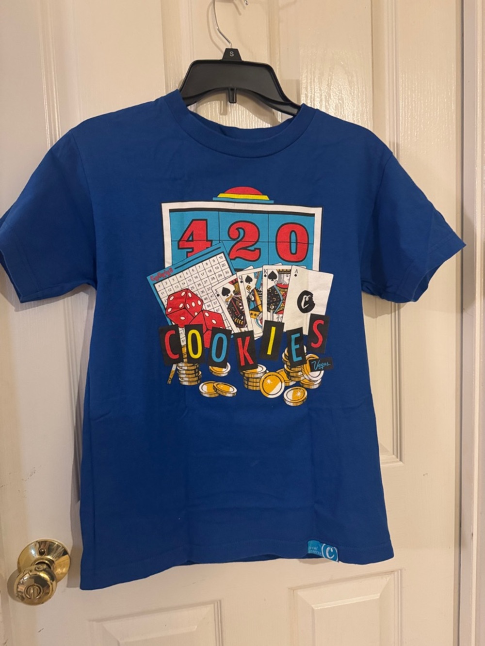 Cookies 420 Graphic Blue Tank Top